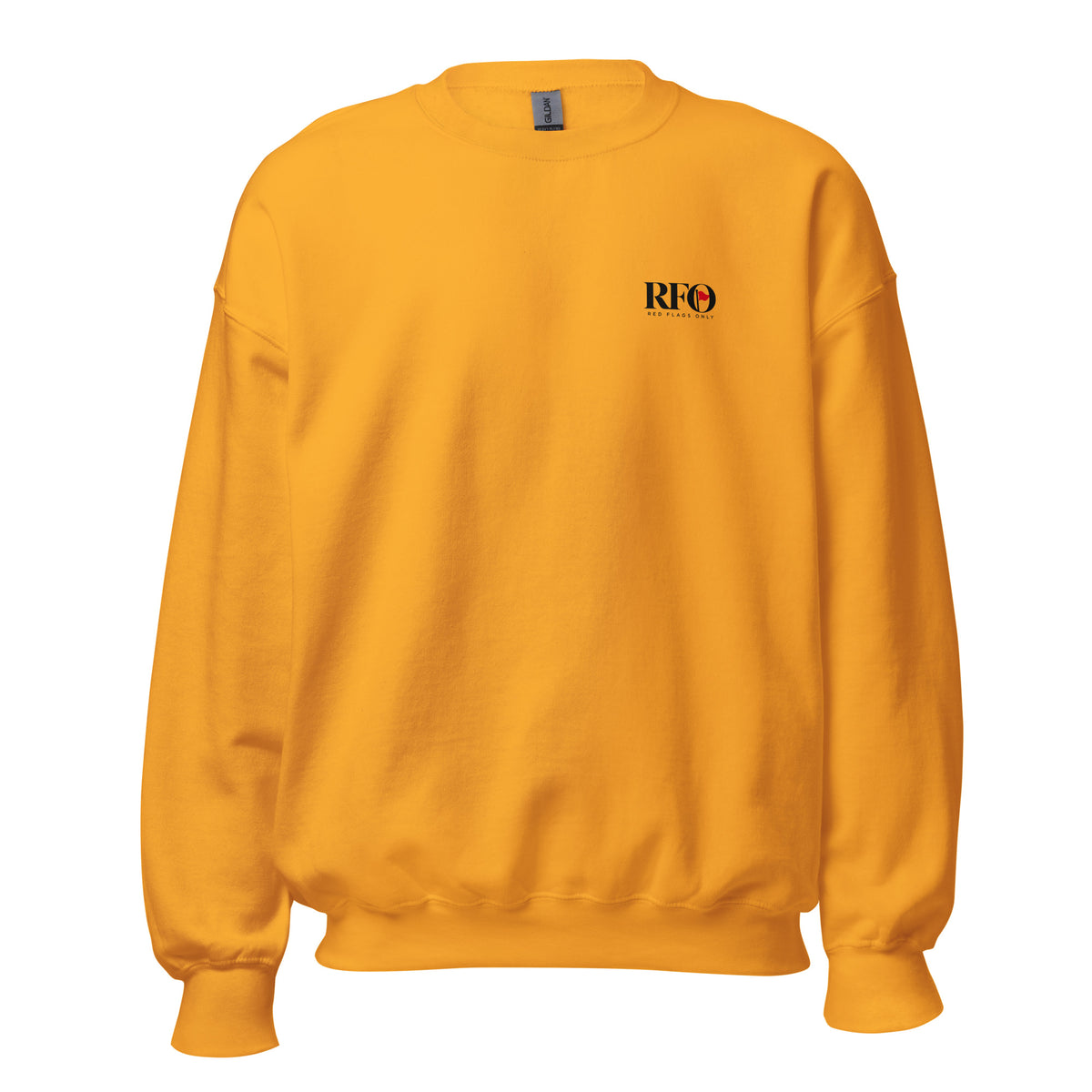 Sweatshirt "I Wanted To Retire Early", cor dourada, frente