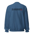 Sweatshirt "My Content Calendar", cor azul índigo, costas