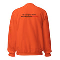 Sweatshirt "My Emergency Fund", cor laranja, costas