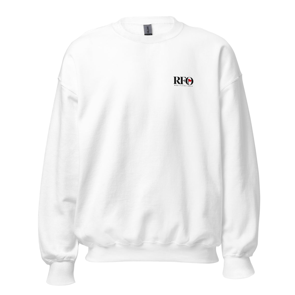 Sweatshirt "90% Hope, 10% Canva", cor branca, frente