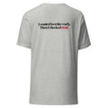 T-shirt "I Wanted To Retire Early", cor cinza mesclado, costas