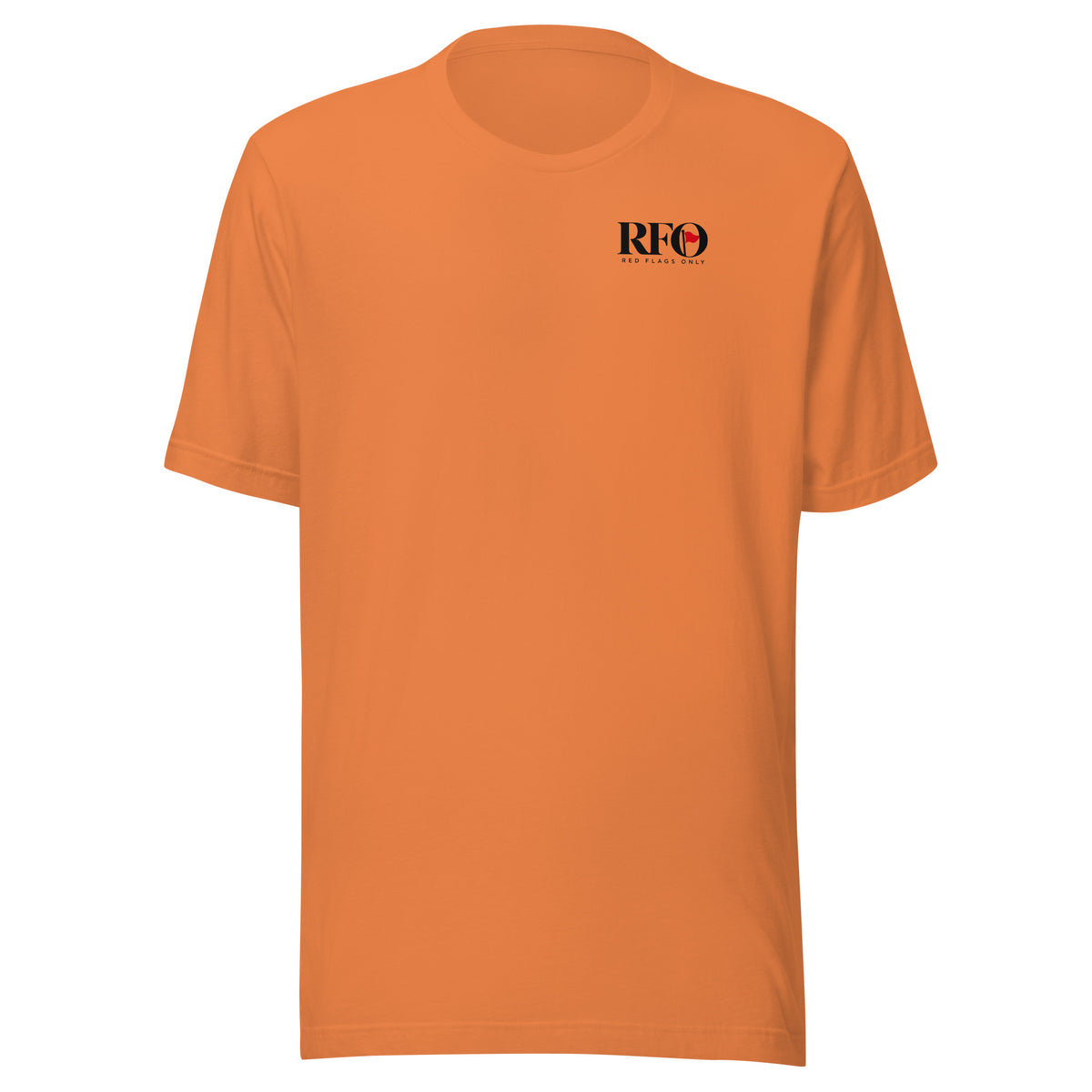 T-shirt "My Content Calendar", cor laranja queimado, frente