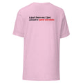 T-shirt "Quietly Unavailable", cor lilás, costas