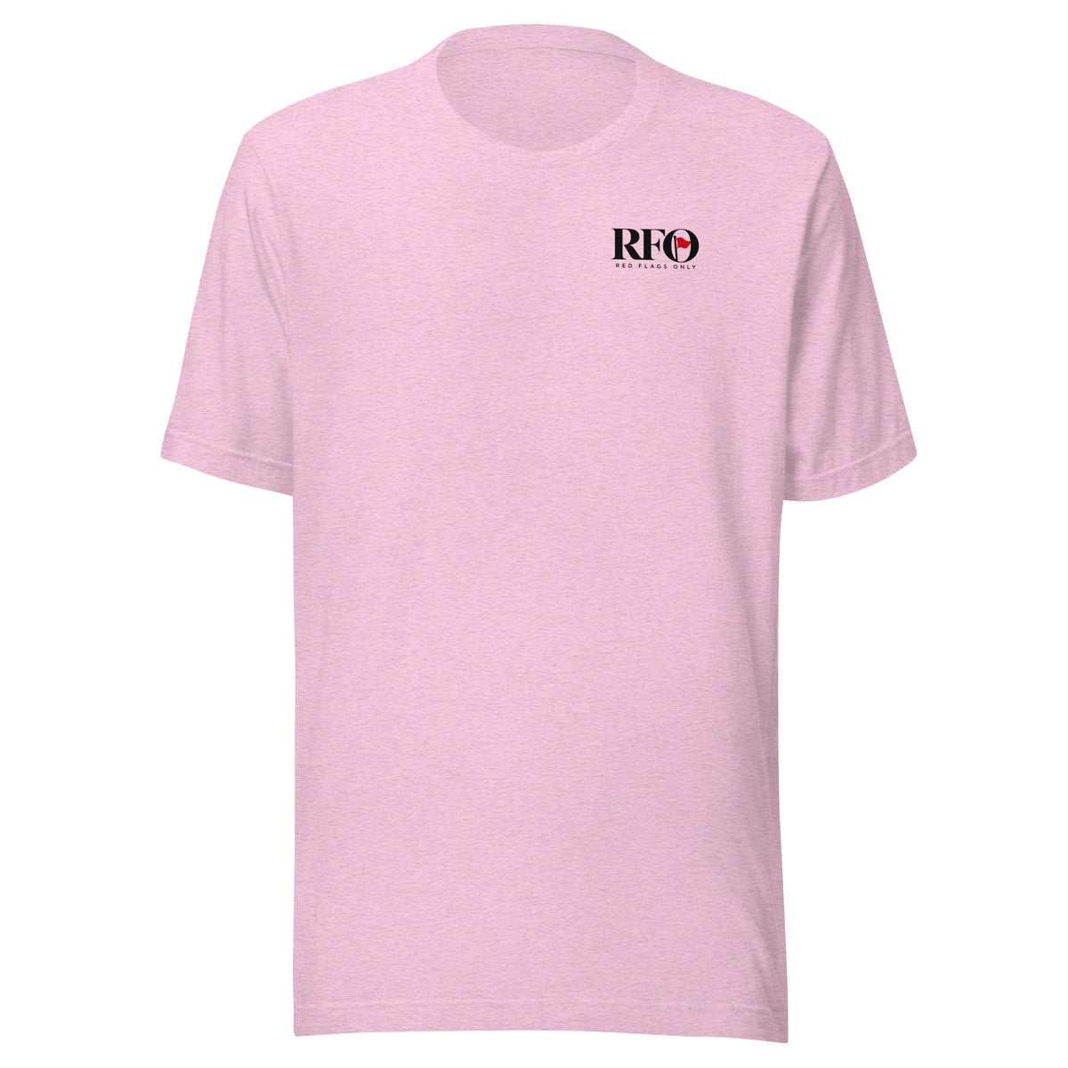 T-shirt "90% Hope, 10% Canva", cor lilás, frente
